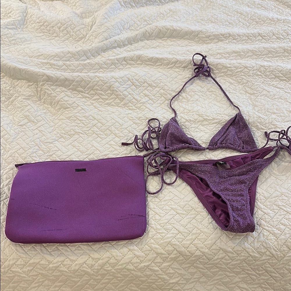 Triangl Swimwear Purple Bikini Set